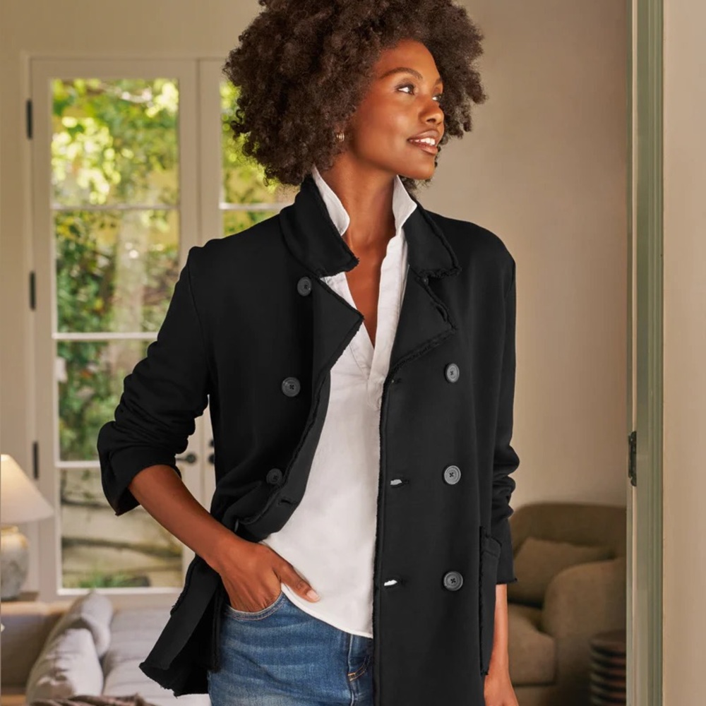 Old Navy Black Pea Coat